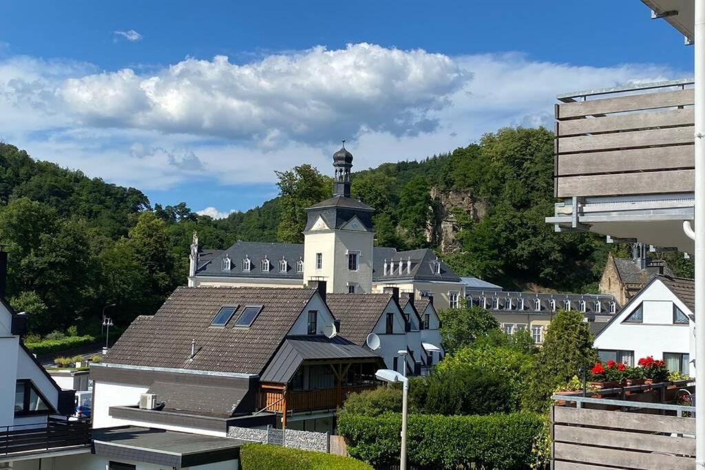 Appartment mit Blick auf Schloss Sayn Bendorf Exterior foto